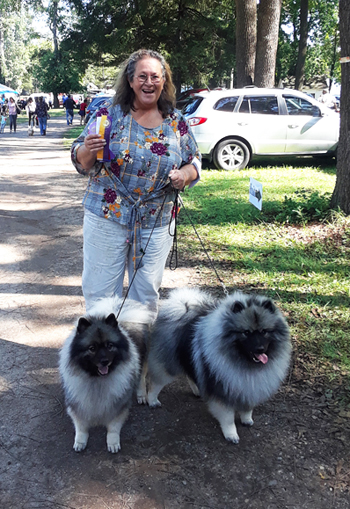 Jossa and Vinny both finished their AKC CH TITLE on 9/29/18 in New York.