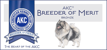 AKC Breeder of Merit Bronze