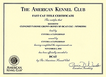 Boo DCAT certificate